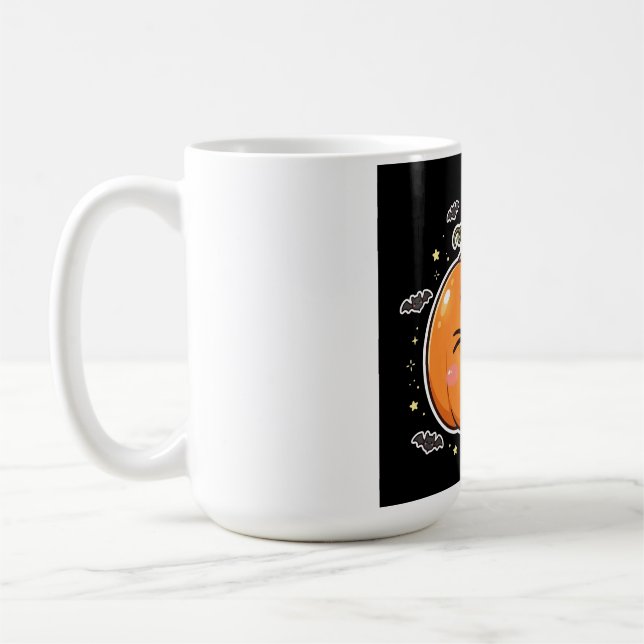 Tasse de café Citrouille Jack O Lantern Halloween  (Gauche)