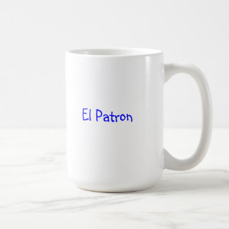 Tasse de café classique avec le "patron d'EL "