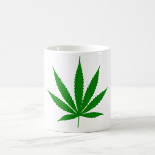Tasse de café classique de feuille de pot