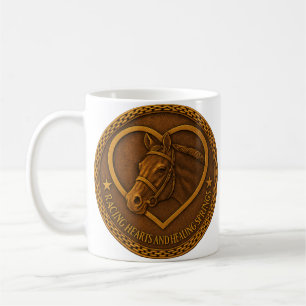 Tasse de café Cœurs de course et Sources de guéris