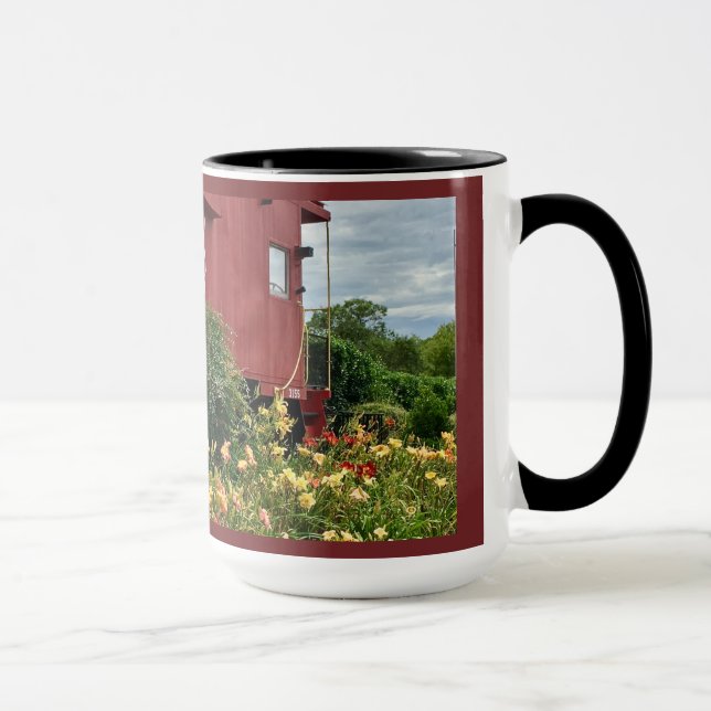 Tasse de café commémorative du jardin 15oz de (Droite)
