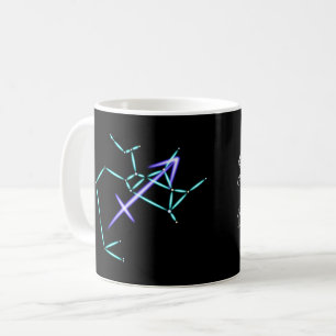 Tasse de café Constellation du zodiaque Sagittaire