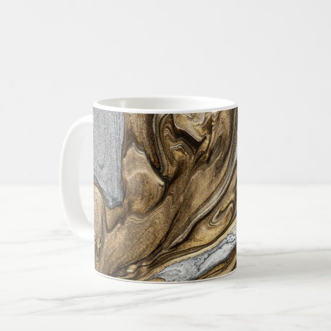 tasse de café couleurs marron liquide glamour 002 (Devant gauche)