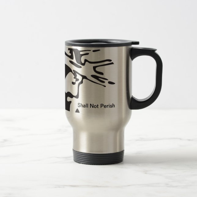 Tasse de café d'acier inoxydable par St John 316 (Droit)