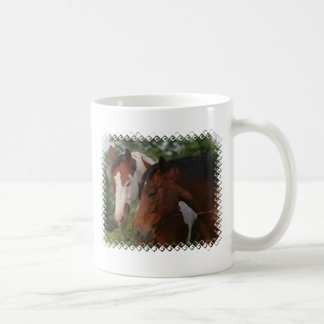Tasse de café d'amis de cheval (Droite)