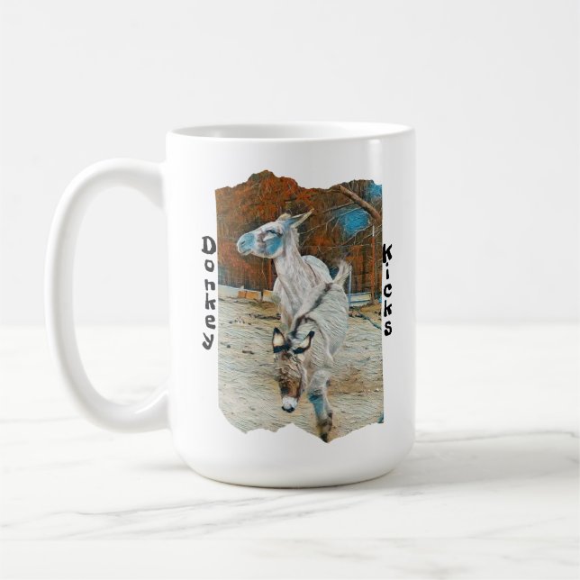 Tasse de café d'âne pour des amants d'âne (Gauche)