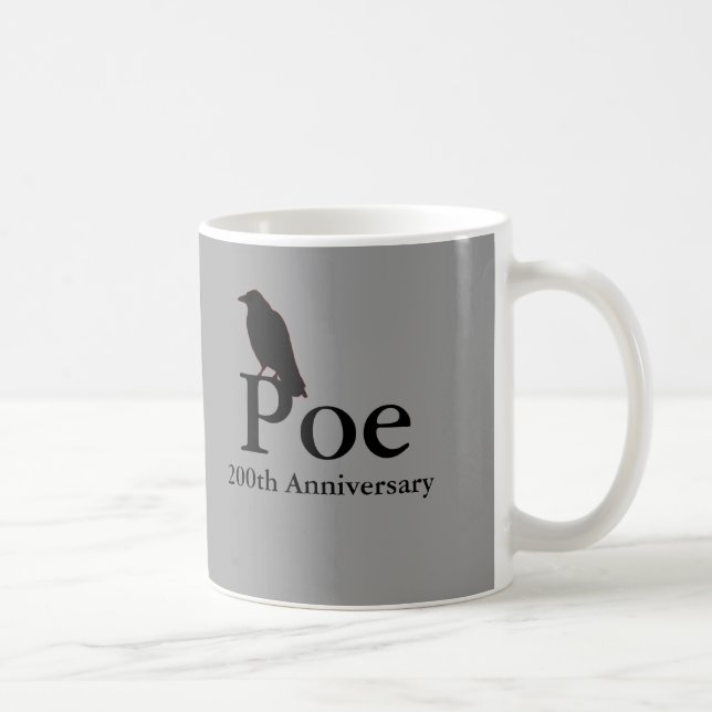 Tasse de café d'anniversaire de Poe 200th (Droite)