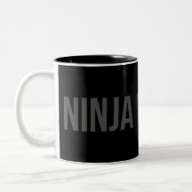 Tasse de café d'arme de Ninja