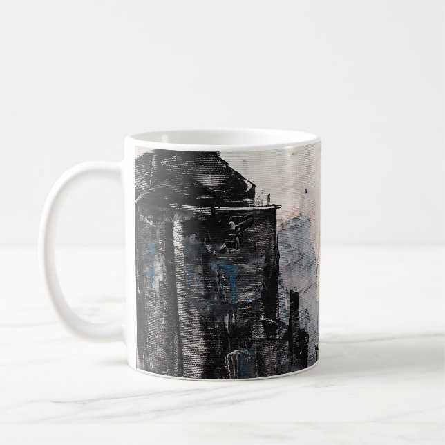Tasse de café d'art abstrait (Gauche)