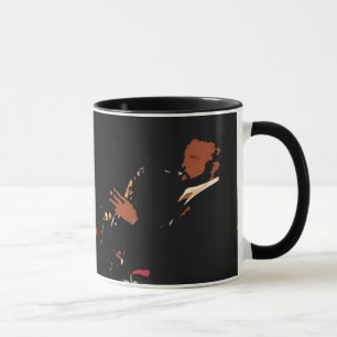Tasse de café d'artiste de jazz