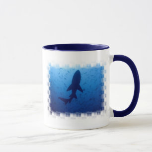 Tasse de café d'attaque de requin