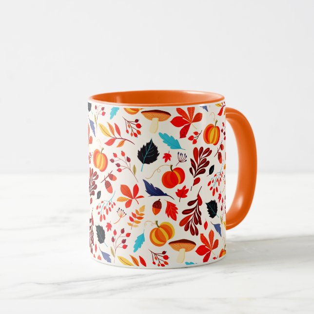 Tasse de café d'automne (Devant droit)