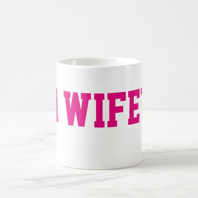 Tasse de café de #1 Wifey (Centre)