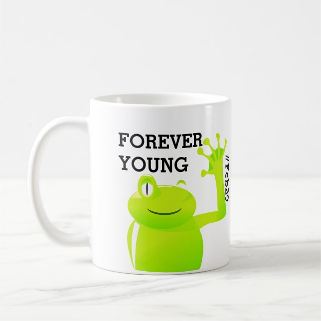 Tasse de café de bébé de jour intercalaire d'année (Gauche)