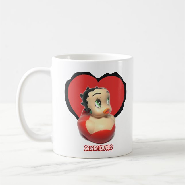 Tasse de café de Betty Boop - canards en (Gauche)