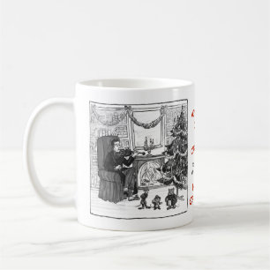 Tasse de café de BLEU et de SIGNE de série de