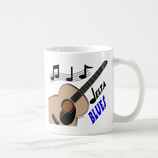 Tasse de café de bleus de delta (Droite)