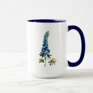 Tasse de café de Bluebonnet d'aquarelle