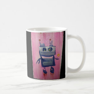 Tasse de café de Bot de sourire