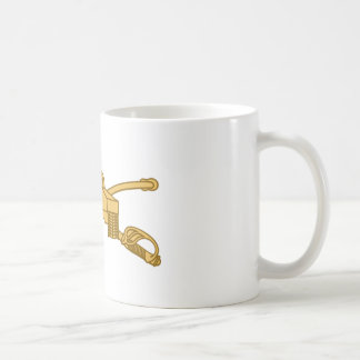 Tasse de café de branche d'armure
