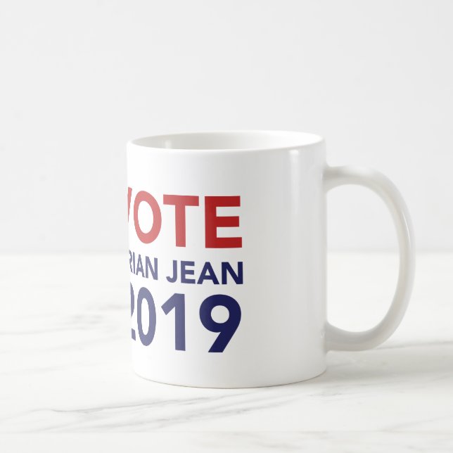 Tasse de café de Brian Jean de vote (Droite)