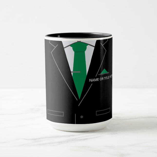Tasse de café de bureau avec nom personnalisé Cade (Centre)