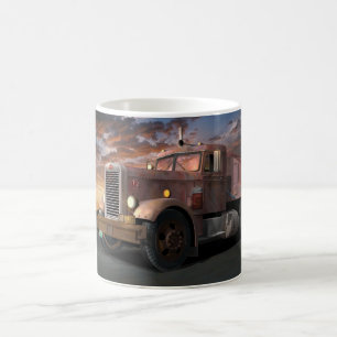 Tasse de café de camion de duel