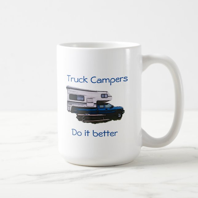 Tasse de café de campeur de camion (Droite)