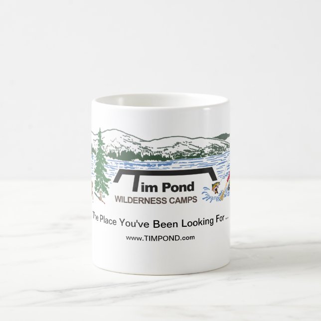 Tasse de café de camps de région sauvage d'étang (Centre)