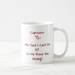 Tasse de café de Capricorne