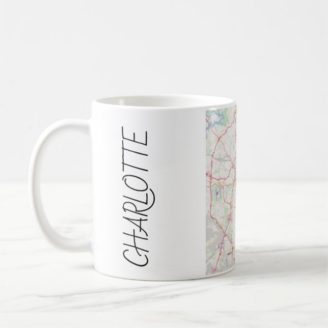 Tasse de café de carte de Charlotte (Gauche)