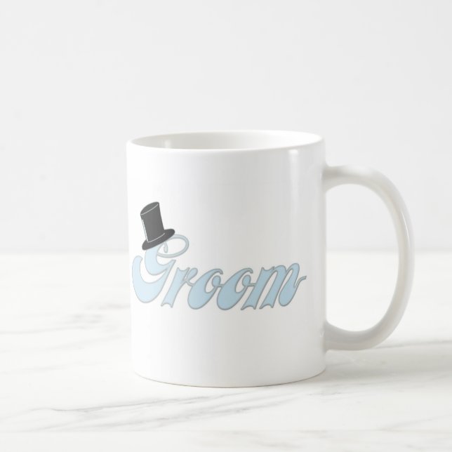 Tasse de café de casquette supérieur de marié (Droite)