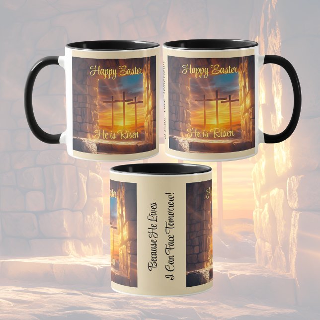 Tasse de café de célébration de la Résurrection de (Créateur téléchargé)