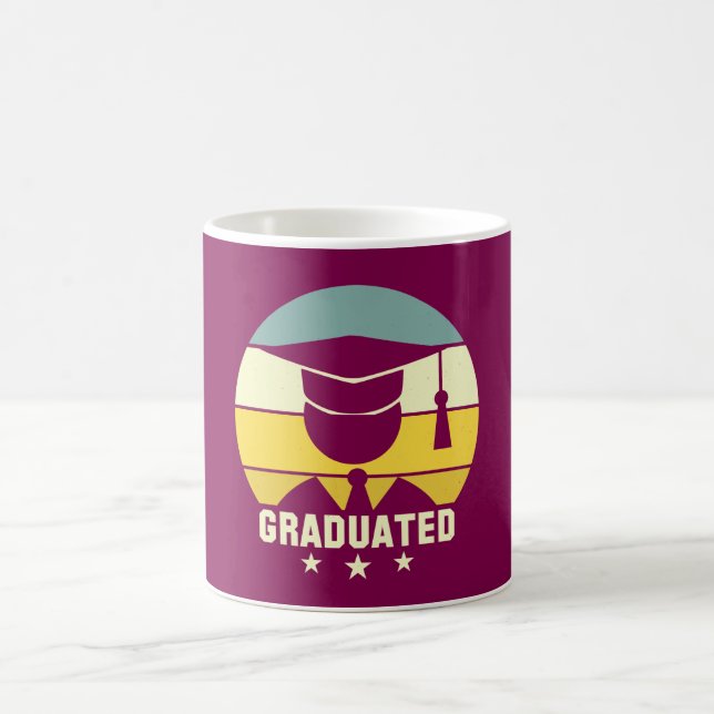 Tasse de café de célébration de remise de diplôme (Centre)