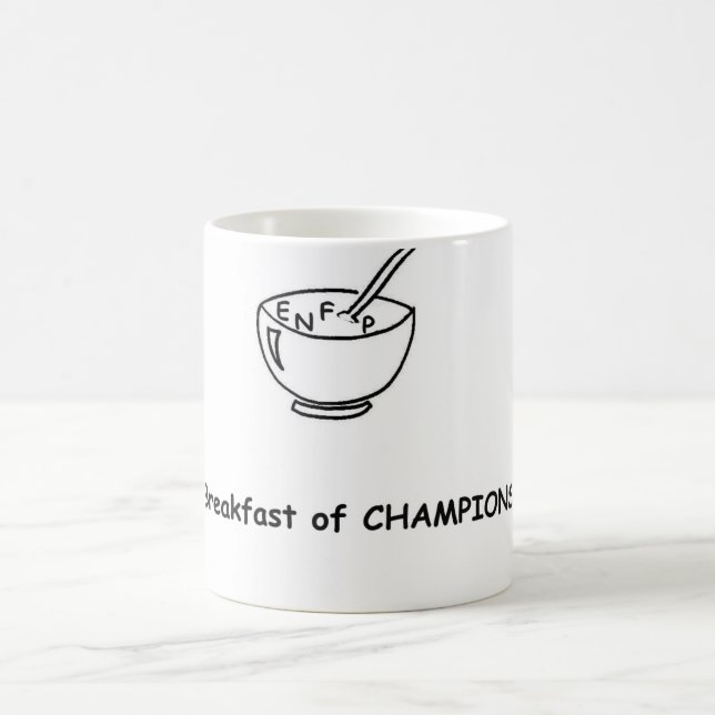 Tasse de café de champion d'ENFP (Centre)