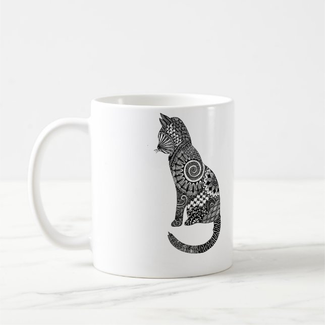 tasse de café de chat (Gauche)