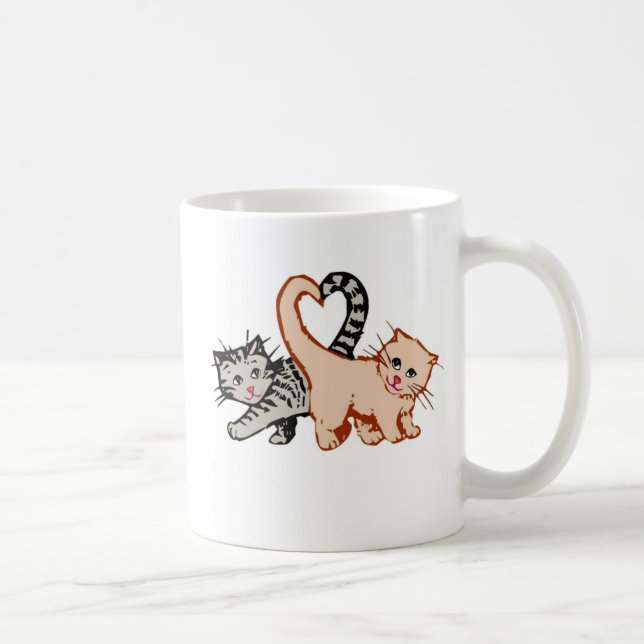 Tasse de café de chatons d'amour (Droite)
