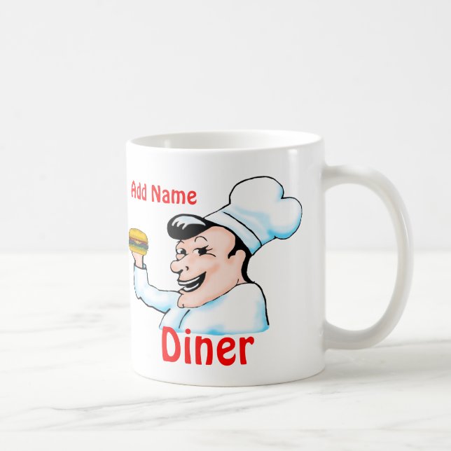 Tasse de café de chef d'amusement (Droite)