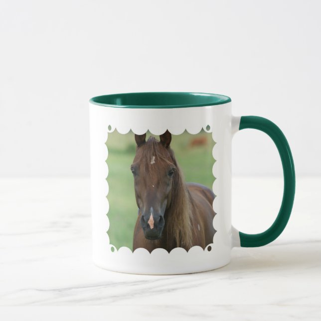 Tasse de café de cheval de course de pur sang (Droite)