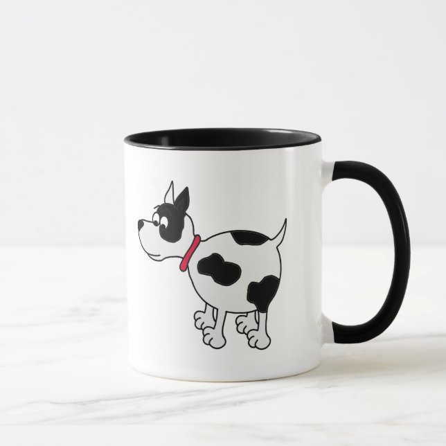 Tasse de café de chien de bande dessinée de Biter (Droite)
