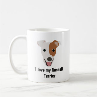 Tasse de café de chien de Russell Terrier -