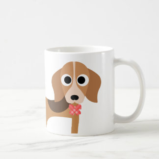 Tasse de café de chiot de chien de beagle