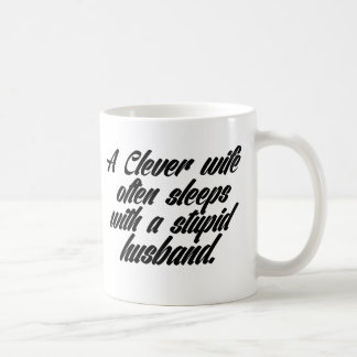 Tasse de café de citation d'épouse et de mari