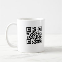 Tasse de café de code de QR