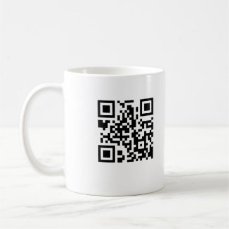 Tasse de café de code de QR