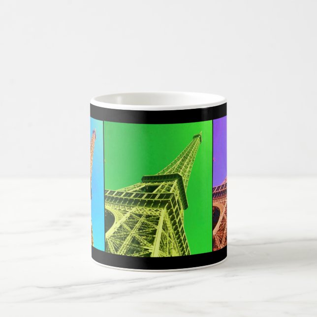 Tasse de café de Colorized de Tour Eiffel (Centre)