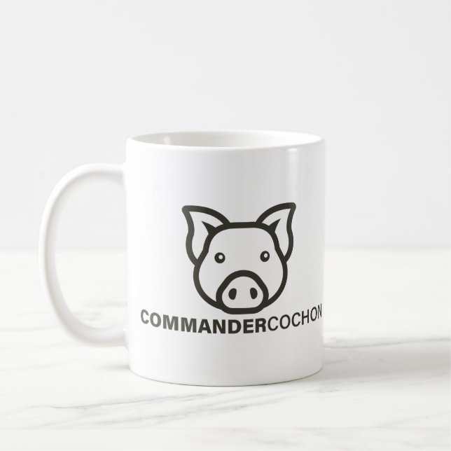 Tasse de café de commandant Cochon (Gauche)