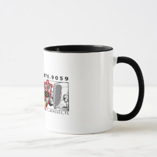 Tasse de café de compagnie de hot rod