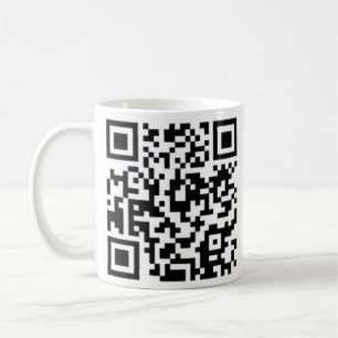 Tasse de café de conception de code de QR
