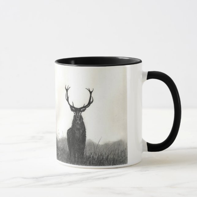 Tasse de café de contraste d'animaux sauvages (Droite)